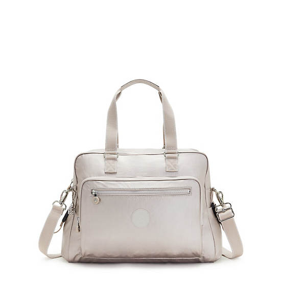 Plecaki Kipling Alanna Metallic Diaper Bag Beżowe | PL 1973QM